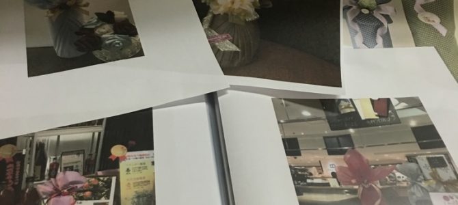 シャンパンのラッピング