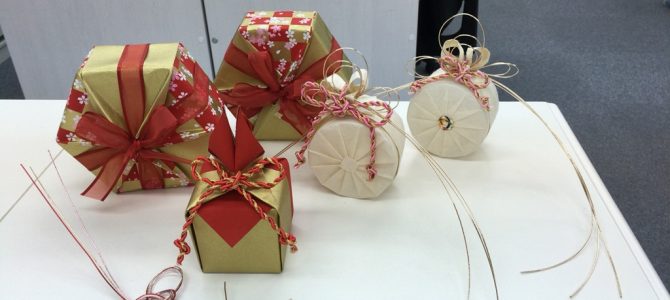 ラッピング協会のモダン和風指導者養成クラス2日間の講習をしてきました。