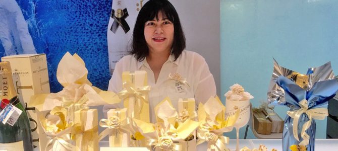 新宿百貨店様　最終日　ラッピングのお仕事