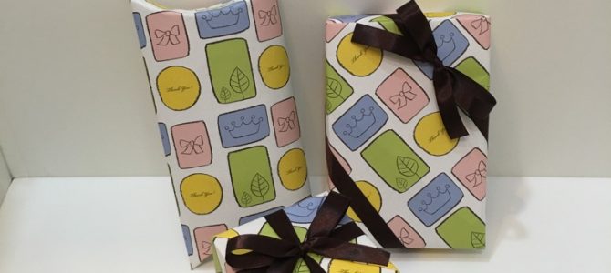 ラッピング協会のギフトラッピング集中認定クラスの講習をしてきました。