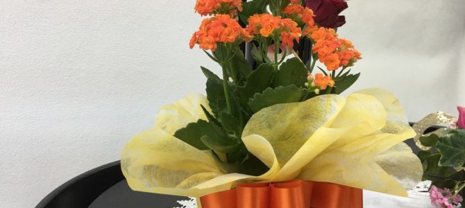 ラッピング協会のフラワーラッピング認定クラスの講習をしてきました。