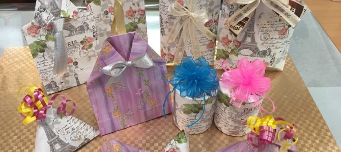 自宅教室　ギフトラッピング教室