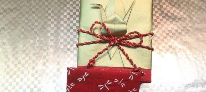 ラッピング協会の和風ラッピングクラス集中認定の講習のアシスタントとして