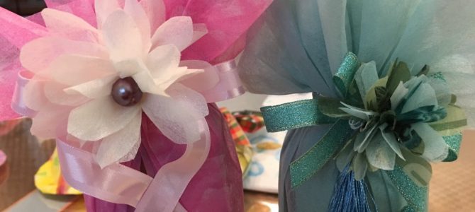 ラッピング教室　埼玉吉川教室　今年最初