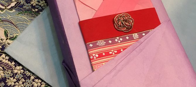 和風ラッピングの応用クラスの予習のために材料買い出し! 和風ラッピングの応用クラスの予習のために材料買い出し!