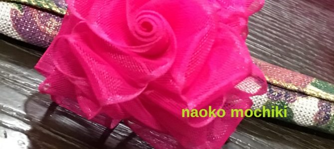 ローズリボン・ROSERIBBON・リボンとリボンで薔薇作り！！