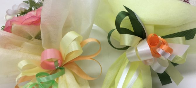 ラッピング協会にてフラワーラッピングの応用クラスを担当してまいりました！