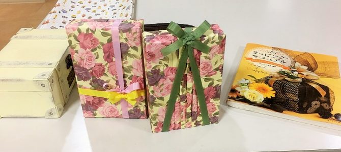 岩槻東口コミュニティセンター　第１回　ギフトラッピング講座