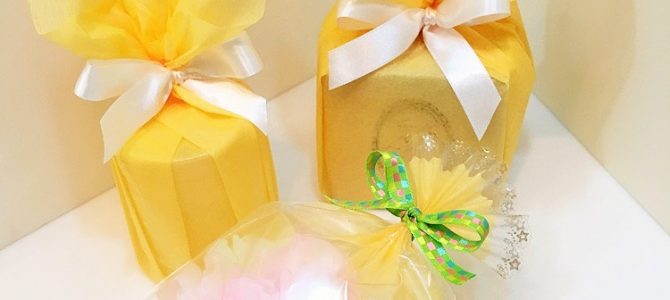 スイーツラッピングの予習・・・ スイーツラッピングの予習・・・
