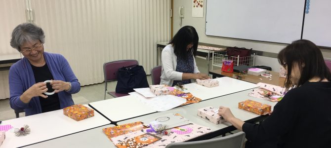 産経学園 新百合ヶ丘校でラッピング体験教室を行ってまいりました(^^) 産経学園 新百合ヶ丘校でラッピング体験教室を行ってまいりました(^^)