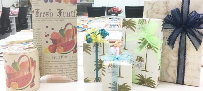 ラッピング協会東京本部でギフト指導者養成クラスを行ってまいりました。