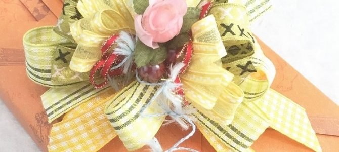 自宅 ラッピング教室　デコレーションクラス