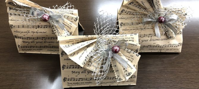 よみうりカルチャー北千住　上級者クラス　今年最後のラッピング講習でした。