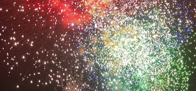 自宅教室でモダン和風最初のクラスと大花火！