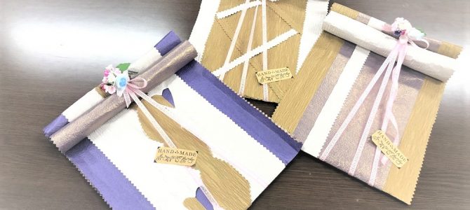 よみうりカルチャー北千住にてエレガンスラッピング講習を行ってまいりました。