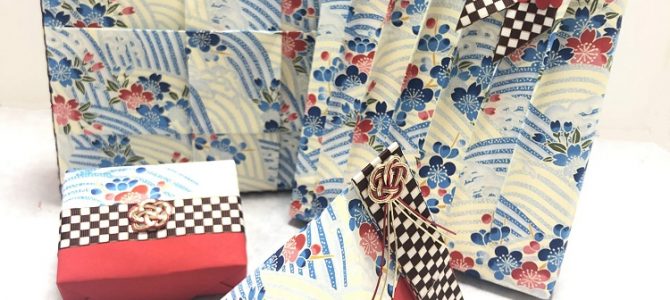和のモダン風ラッピング！