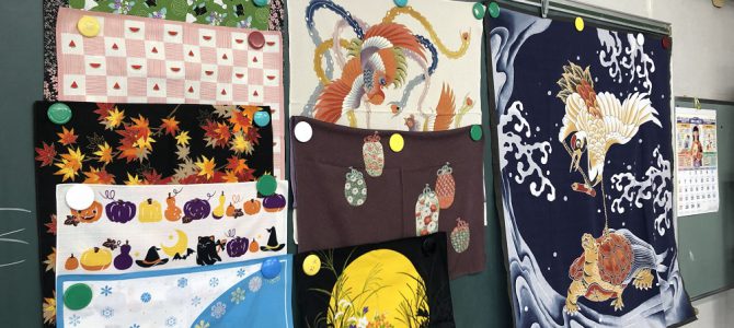 風呂敷講習会を行ってまいりました。