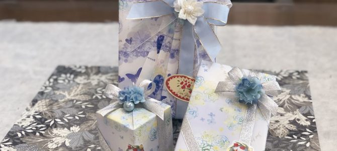 埼玉ラッピング自宅教室にて、ラッピング技術向上再講習クラスを行いました。