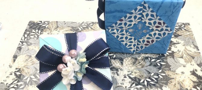 埼玉ラッピング自宅教室にて、基礎の再勉強を行いました。