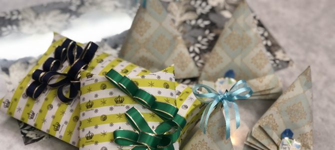 埼玉自宅教室にて、2回目のギフトラッピングのレッスンを行いました。