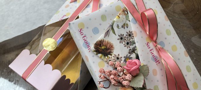 日曜と月曜はラッピング協会東京本部にてスイーツラッピング応用クラスを担当してまいりました。