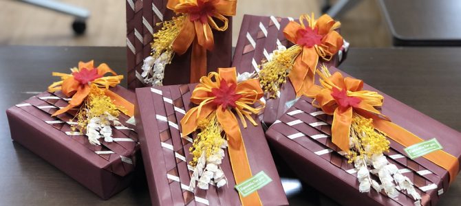 よみうりカルチャー北千住にてラッピングレッスンを行ってまいりました。