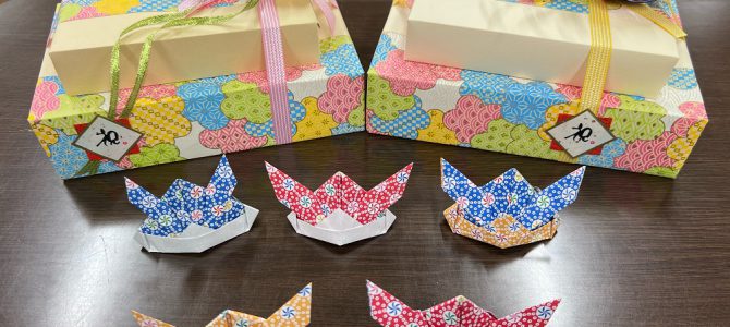 よみうりカルチャー北千住にて楽しいラッピングレッスンを行いました。
