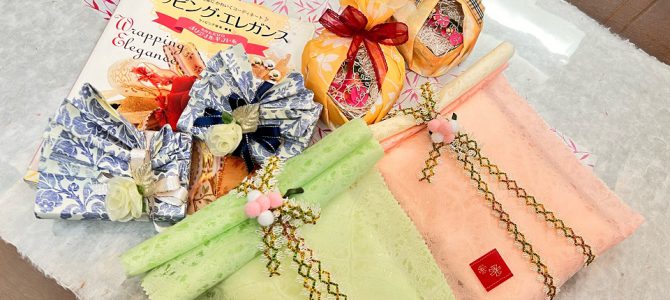 埼玉ラッピング教室にて、エレガンスクラスを行いました。