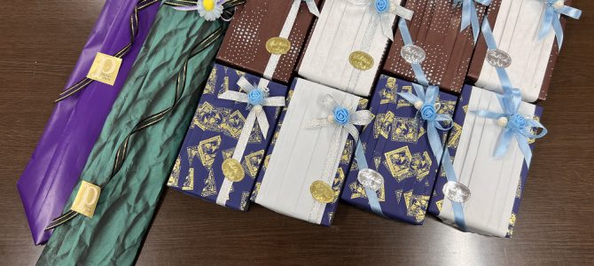 よみうりカルチャー北千住にて楽しいラッピングレッスンを行いました。