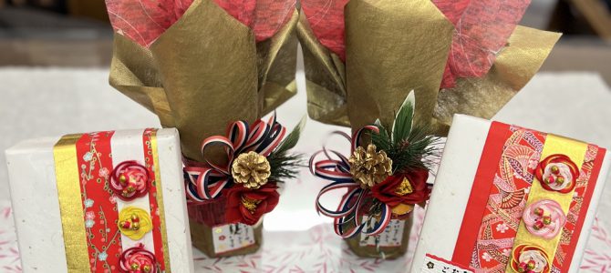 埼玉ラッピング自宅教室にて上級クラス今年最後のレッスンを行いました。