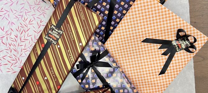 10/12(日)自宅教室にてビジネスラッピングのレッスンを行いました。 10/12(日)自宅教室にてビジネスラッピングのレッスンを行いました。