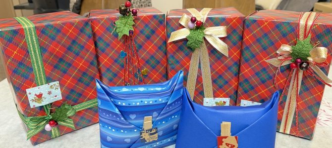 11/27(木)ビジネスラッピング自宅教室を開催いたしました。